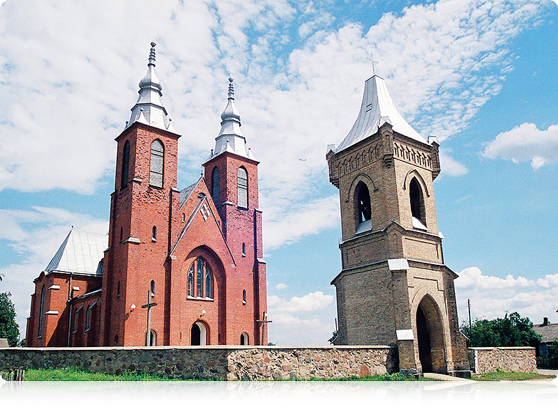 Neogotycki kościół pw. św. Jana Chrzciciela
