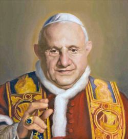 У іканаграфіі св. Ян XXIII прадстаўлены ў папскім уборы.