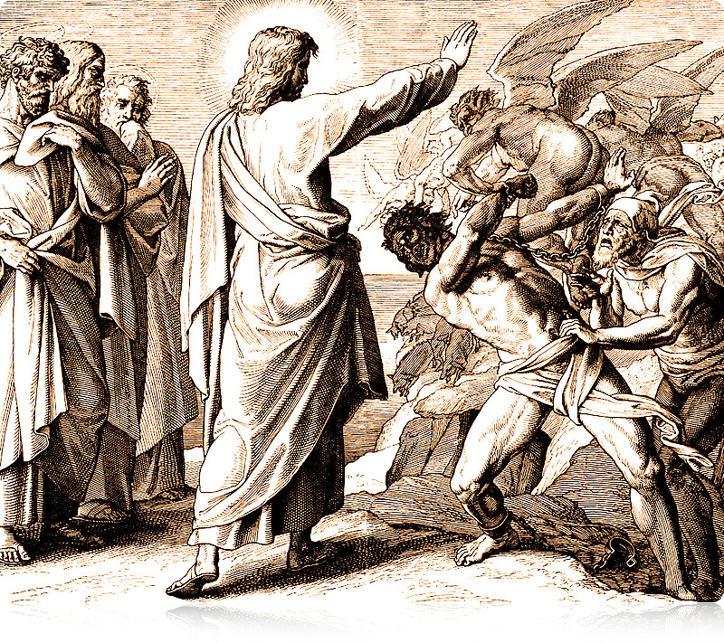 Jezus wygania złe duchy (Mt 8, 28-34)