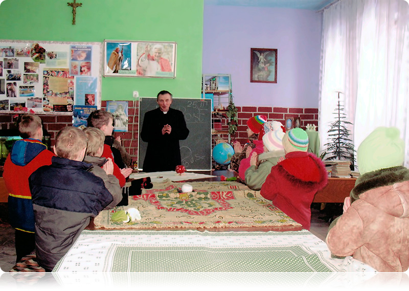 Падчас катэхезы для дзяцей