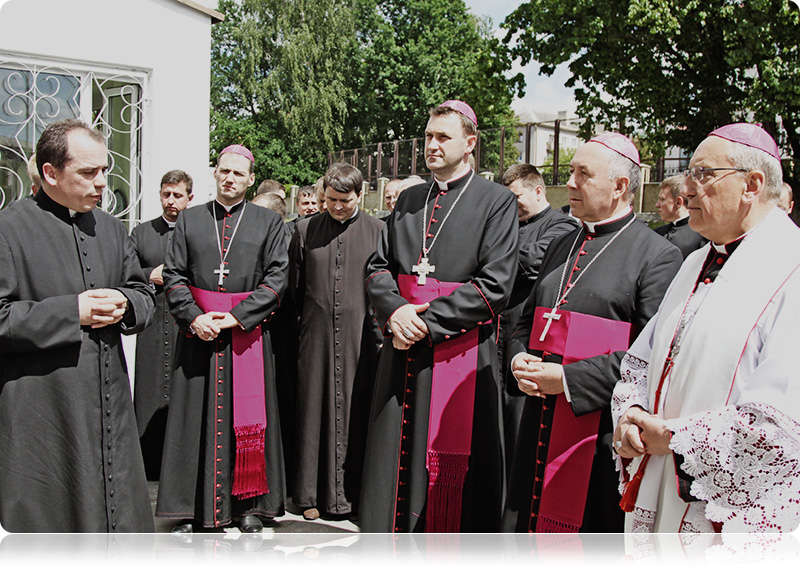 Podczas uroczystości 25-lecia założenia WSD w Grodnie Podczas uroczystości 25-lecia założenia WSD w Grodnie