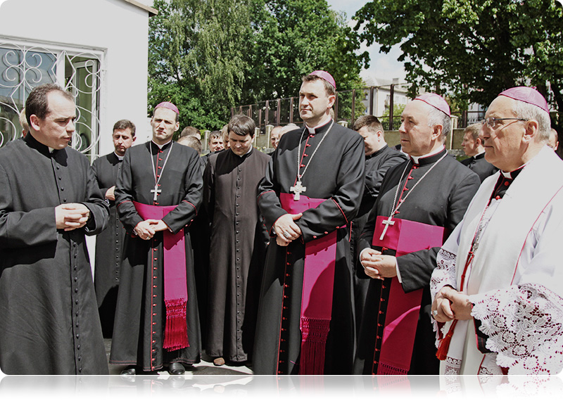 Podczas uroczystości 25-lecia założenia  WSD w Grodnie