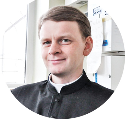Kl. Aleksander Szymański, alumn III roku grodzieńskiego WSD
Pochodzi z parafii św. Jana Ewangelisty i św. Maksymiliana Kolbe w Mińsku Kl. Aleksander Szymański, alumn III roku grodzieńskiego WSD
Pochodzi z parafii św. Jana Ewangelisty i św. Maksymiliana Kolbe w Mińsku