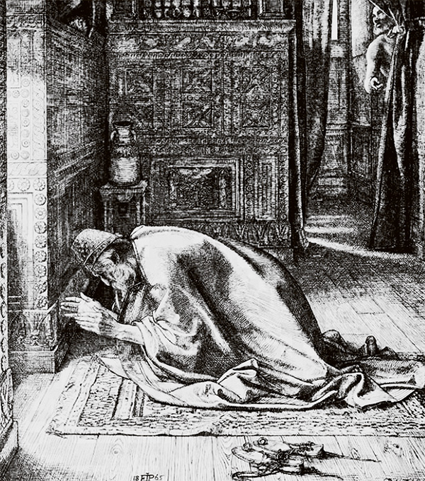 Modlitwa Daniela, Edward Poynter, 1865 r. Modlitwa Daniela, Edward Poynter, 1865 r.