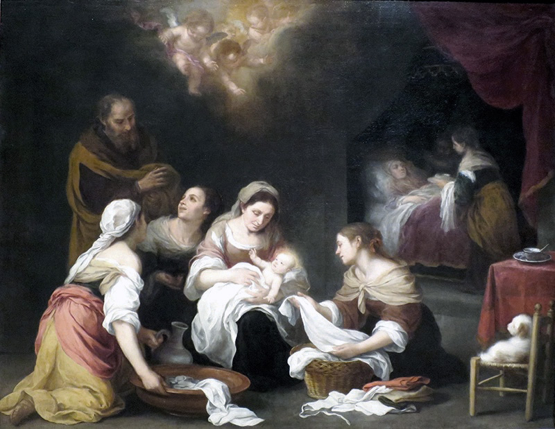 Bartolomé Esteban Murillo „Narodziny św. Jana Chrzciciela”,
olej na płótnie, ok. 1655 r. Bartolomé Esteban Murillo „Narodziny św. Jana Chrzciciela”,
olej na płótnie, ok. 1655 r.